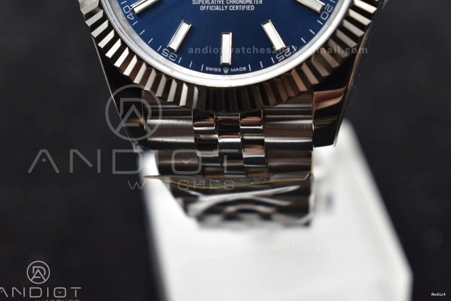 Jubilee DIWF Best 126334 Dial 41 on 1:1 Edition SA3235 904L Blue Stick Bracelet Steel DateJust 0501
